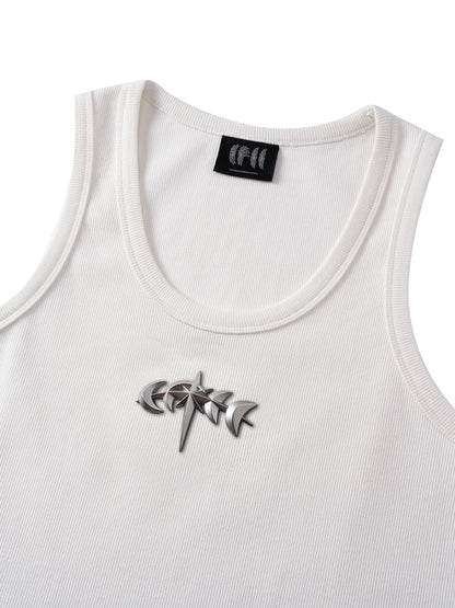 LUMINOUS DAWN ASTRAL METAL LOGO VEST