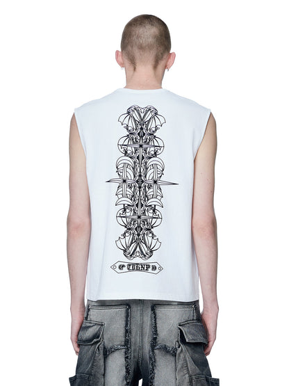 LUMINOUS DAWN ASTRAL METAL LOGO SHADOWBAT VEST