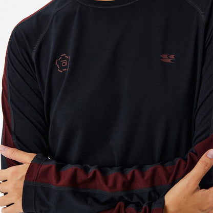 TENCEL LONG SLEEVE TEE WITH MERINO WOOL