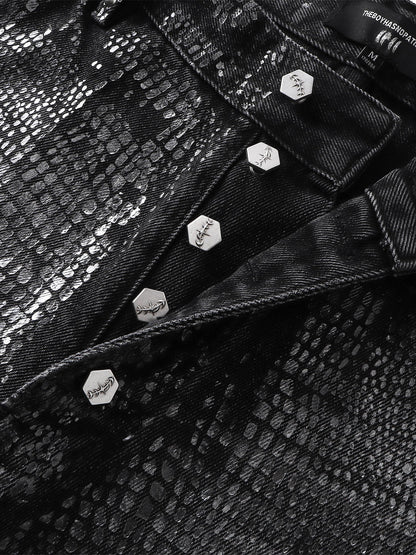 LUMINOUSDAWN FRINGED JEANS