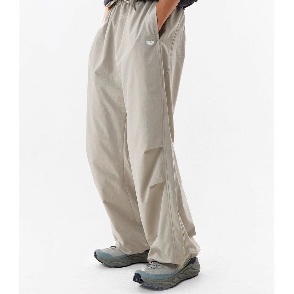 RIP-STOP DRAWSTRING BAGGY PANTS
