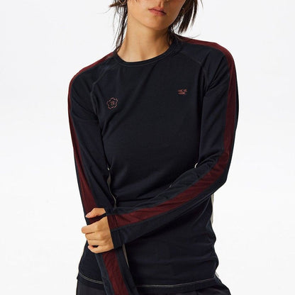 TENCEL LONG SLEEVE TEE WITH MERINO WOOL