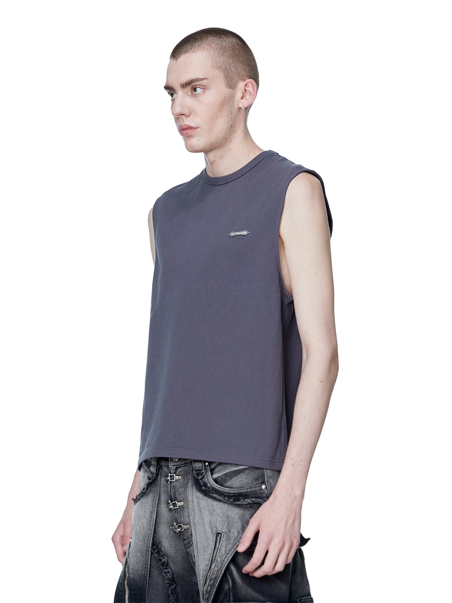 LUMINOUS DAWN ASTRAL METAL LOGO SHADOWBAT VEST