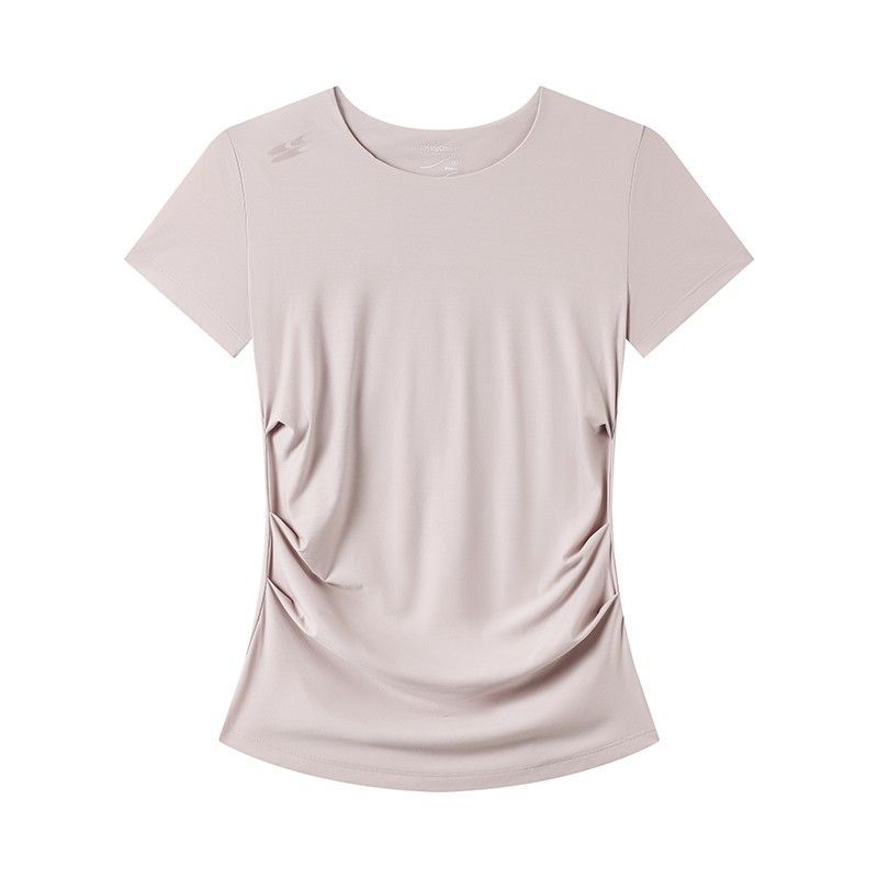 SHOULDER LOGO DRAPED TEE