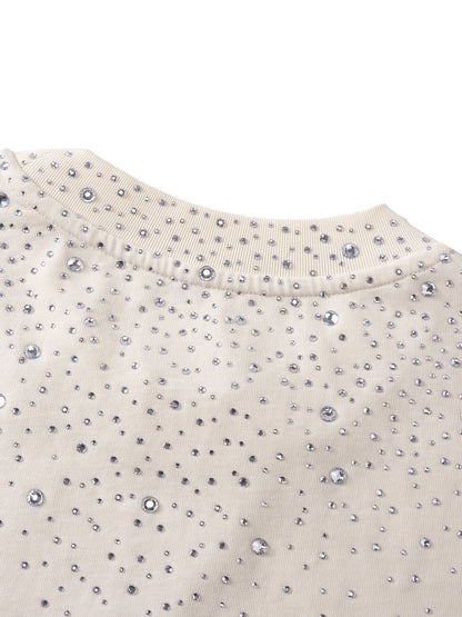 LUMINOUS DAWN RHINESTONE S/S TEE