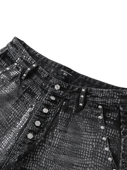 LUMINOUSDAWN FRINGED JEANS