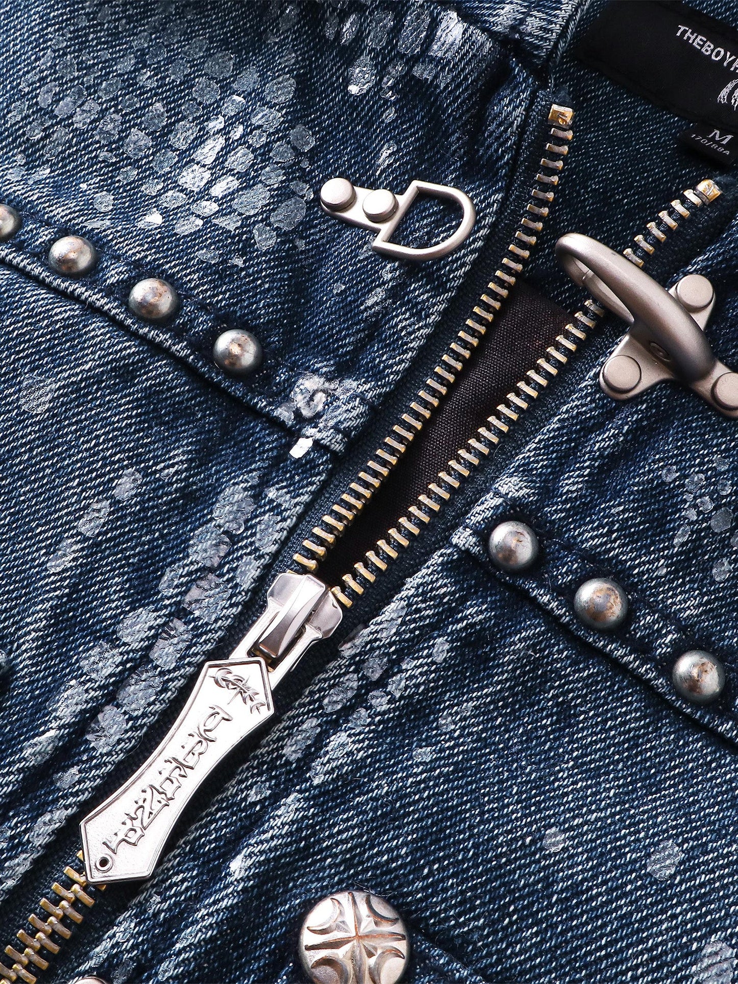 LUMINOUS DAWN FRINGED DENIM HOODEDVEST