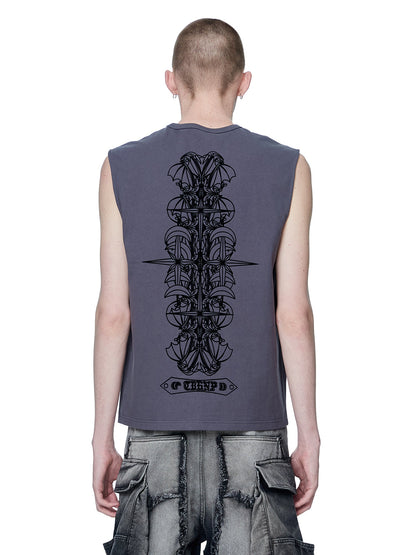 LUMINOUS DAWN ASTRAL METAL LOGO SHADOWBAT VEST