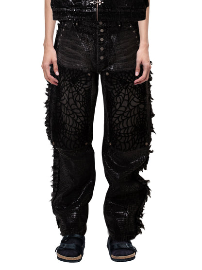 LUMINOUSDAWN FRINGED JEANS