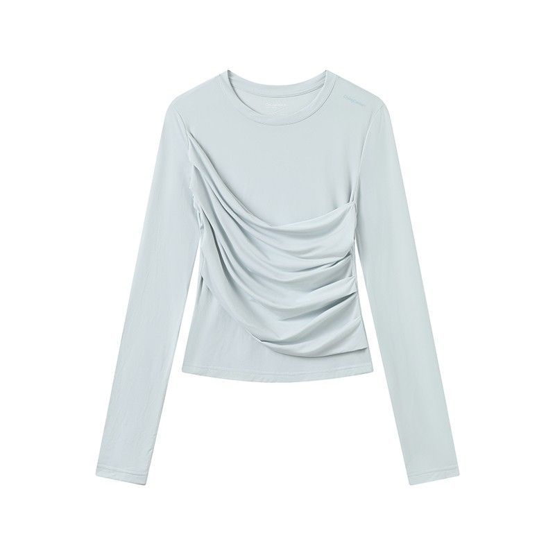 DRAPED LONG SLEEVE TEE