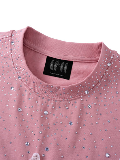 LUMINOUS DAWN RHINESTONE S/S TEE