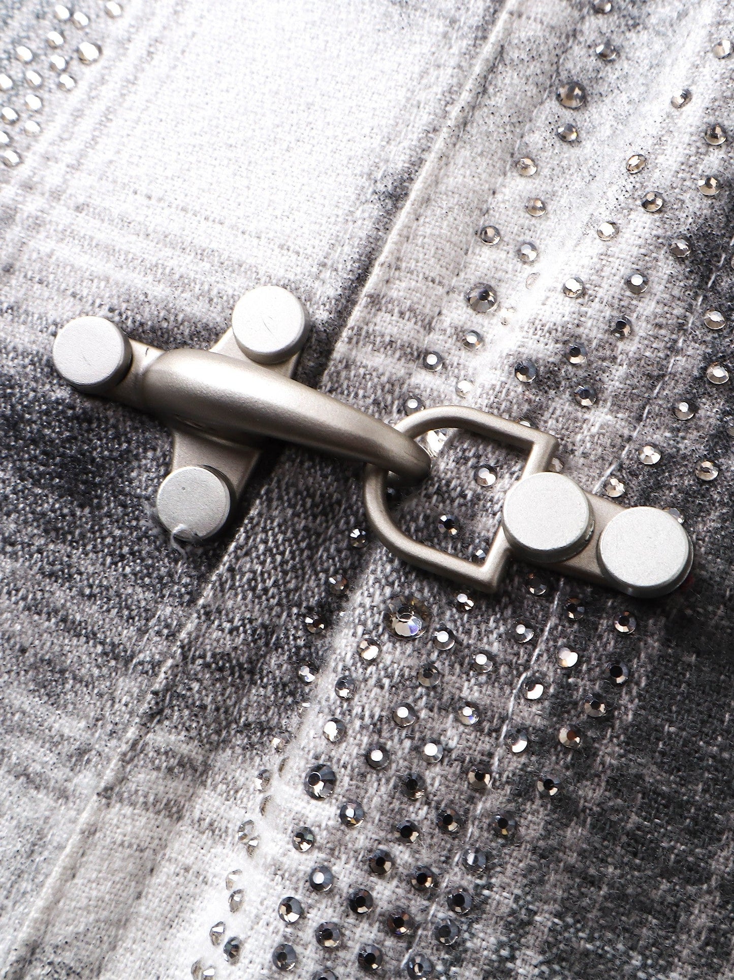 ECLIPSE OF THE BLOOD MOON PADDED RHINESTONE SHIRT