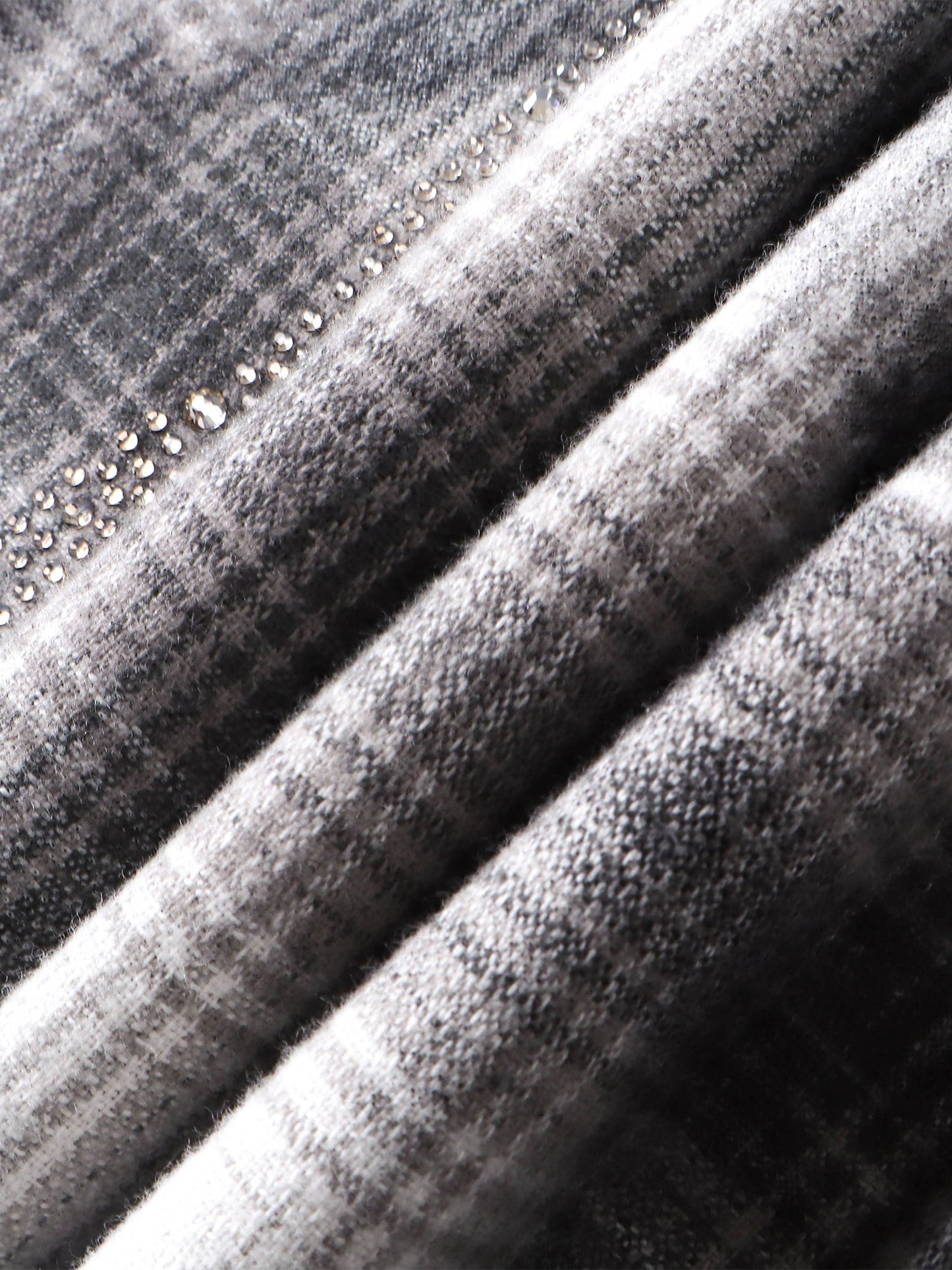 ECLIPSE OF THE BLOOD MOON PADDED RHINESTONE SHIRT