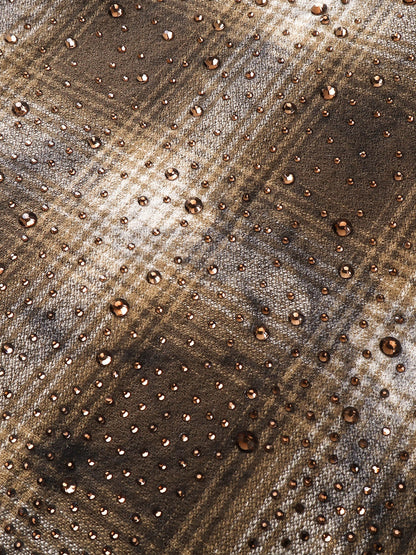 ECLIPSE OF THE BLOOD MOON PADDED RHINESTONE SHIRT