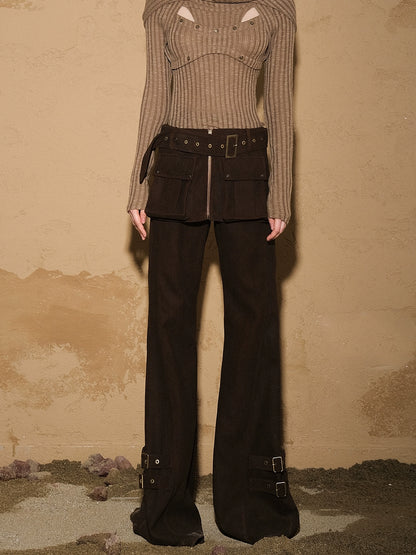 PANTS + SKIRT TWO PIECE SET