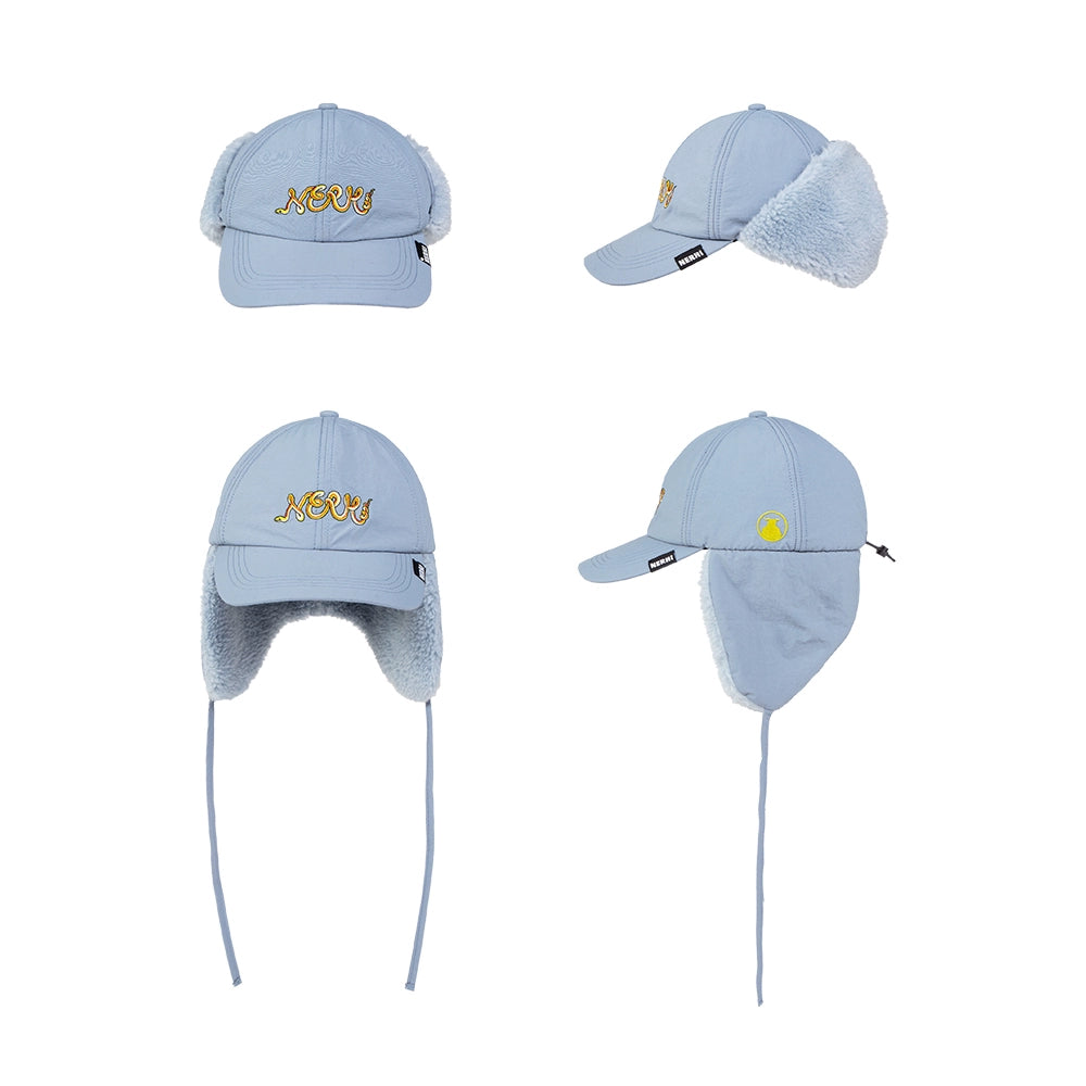 SHERPA LINED EAR FLAP BASEBALL HAT