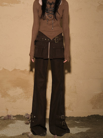 PANTS + SKIRT TWO PIECE SET