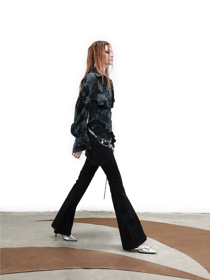 PLAID SET (COAT + SKIRT)