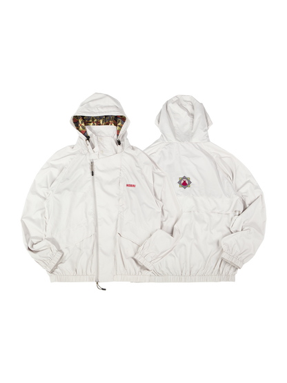 SMALL LOGO HOODED RAIN JACKET