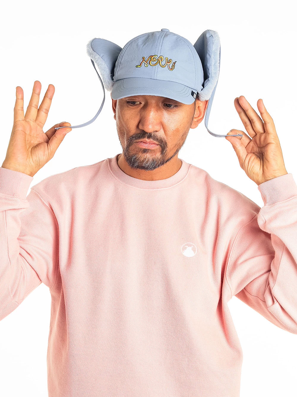 SHERPA LINED EAR FLAP BASEBALL HAT