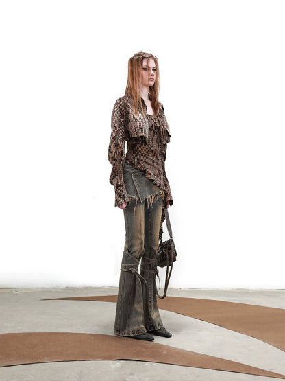 PLAID SET (COAT + SKIRT)