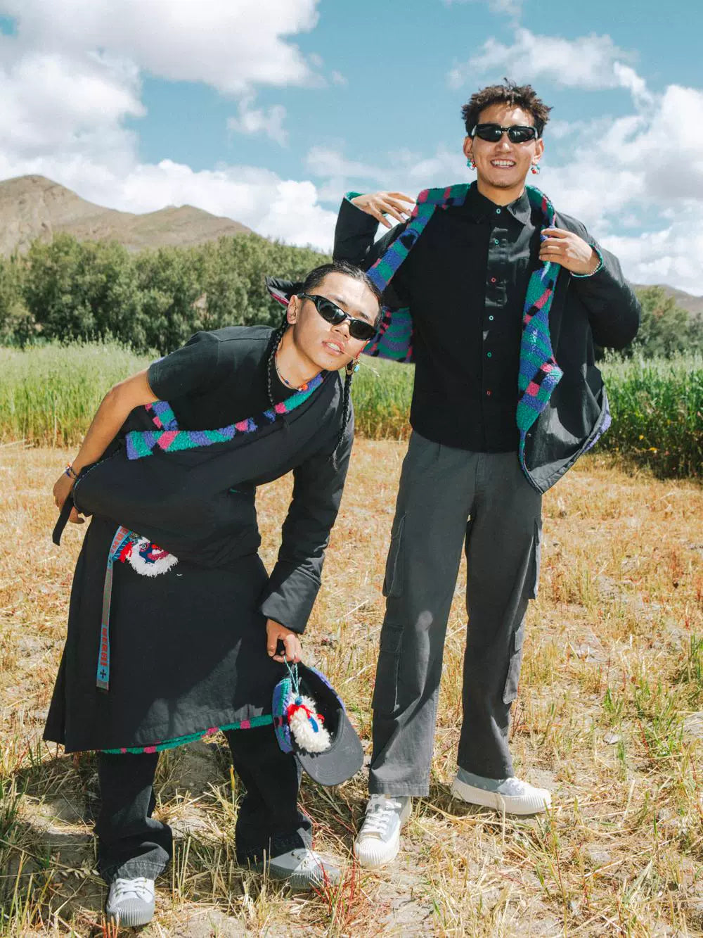 TIBETAN CUT JACKET AND SKIRT SET