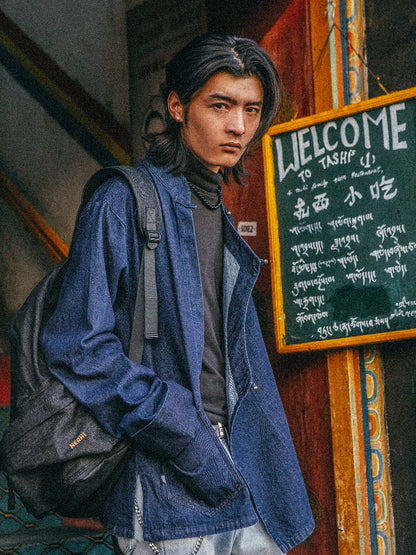 TIBETAN CUT DENIM JACKET