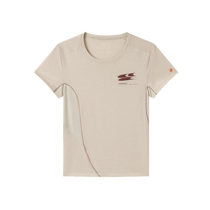 TEMPERATURE REGULATING SEE THROUGH TEE WITH MERINO WOOL