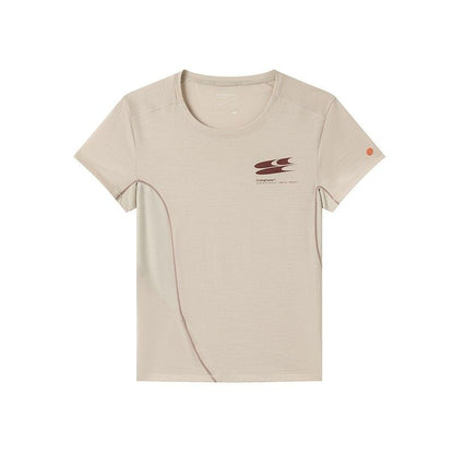 TEMPERATURE REGULATING SEE THROUGH TEE WITH MERINO WOOL