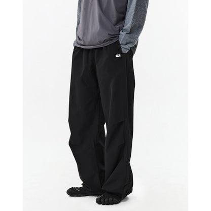 RIP-STOP DRAWSTRING BAGGY PANTS