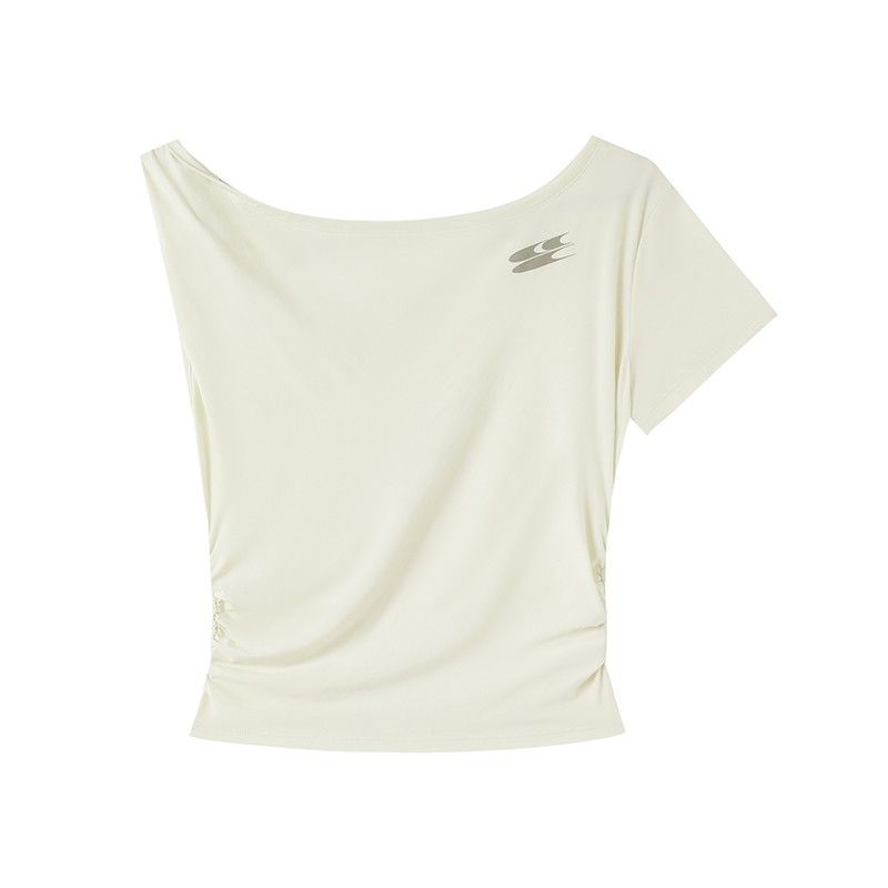 ASYMMETRICAL NECKLINE TEE